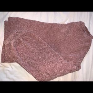 American Eagle cropped crushed velvet sweater